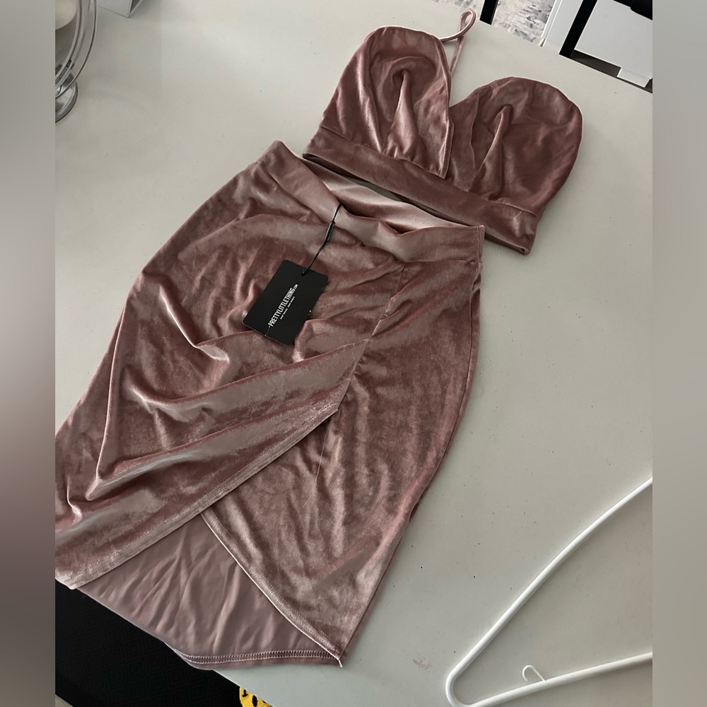 Two Piece Velvet Set - Picture 2 of 4